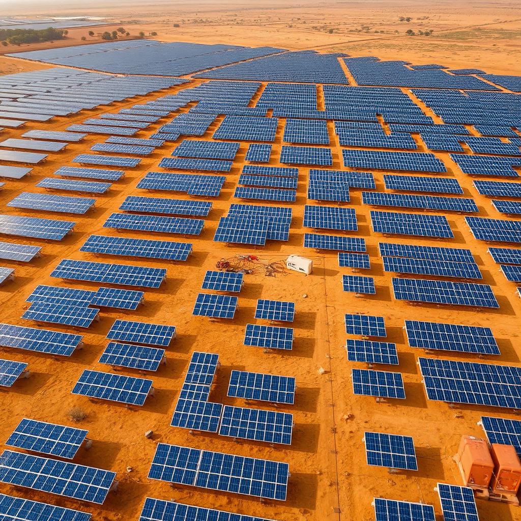 Utility-scale solar plants (25 MW+)
